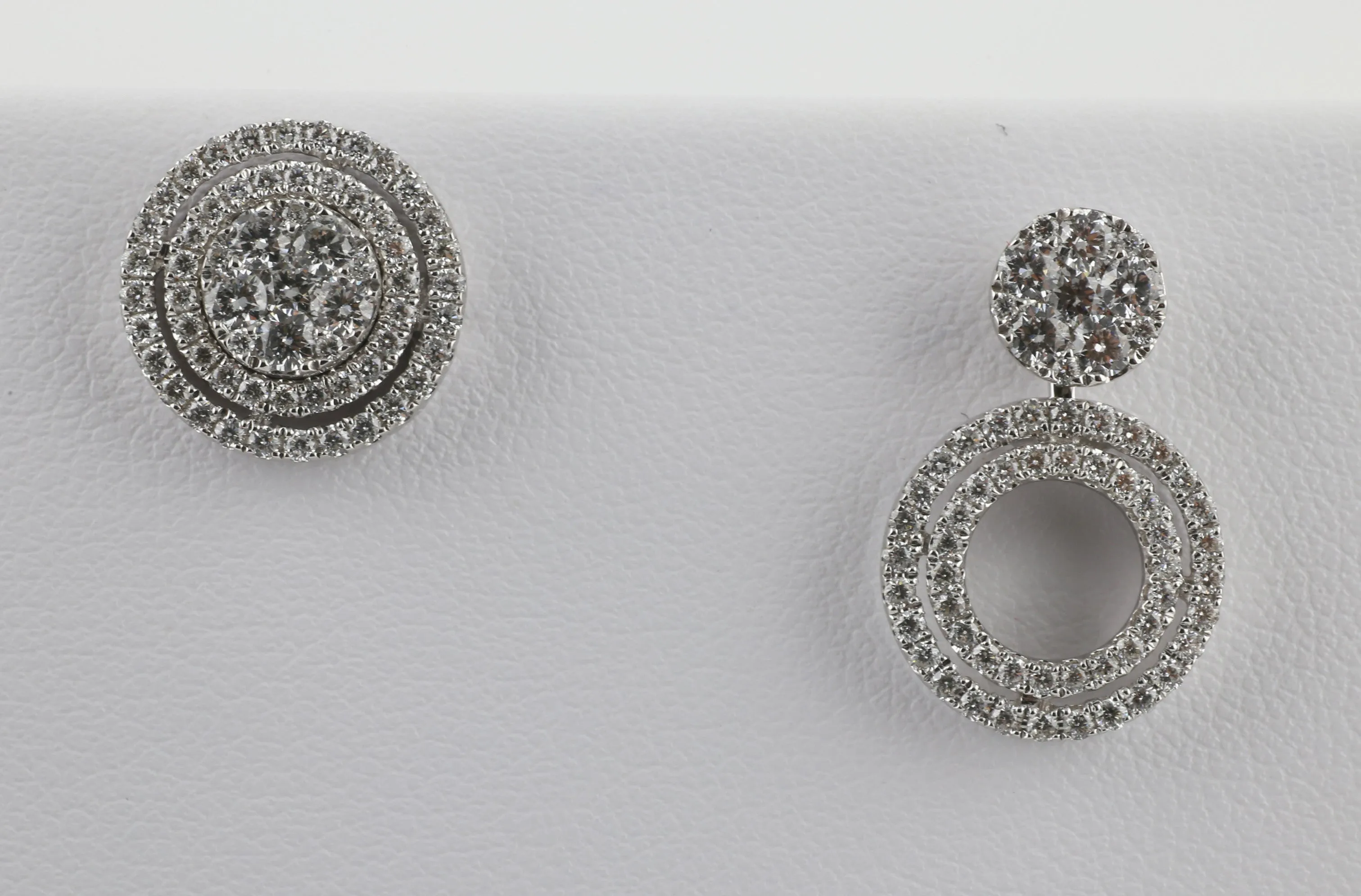 3 in 1 Interchangeable Diamond Earrings