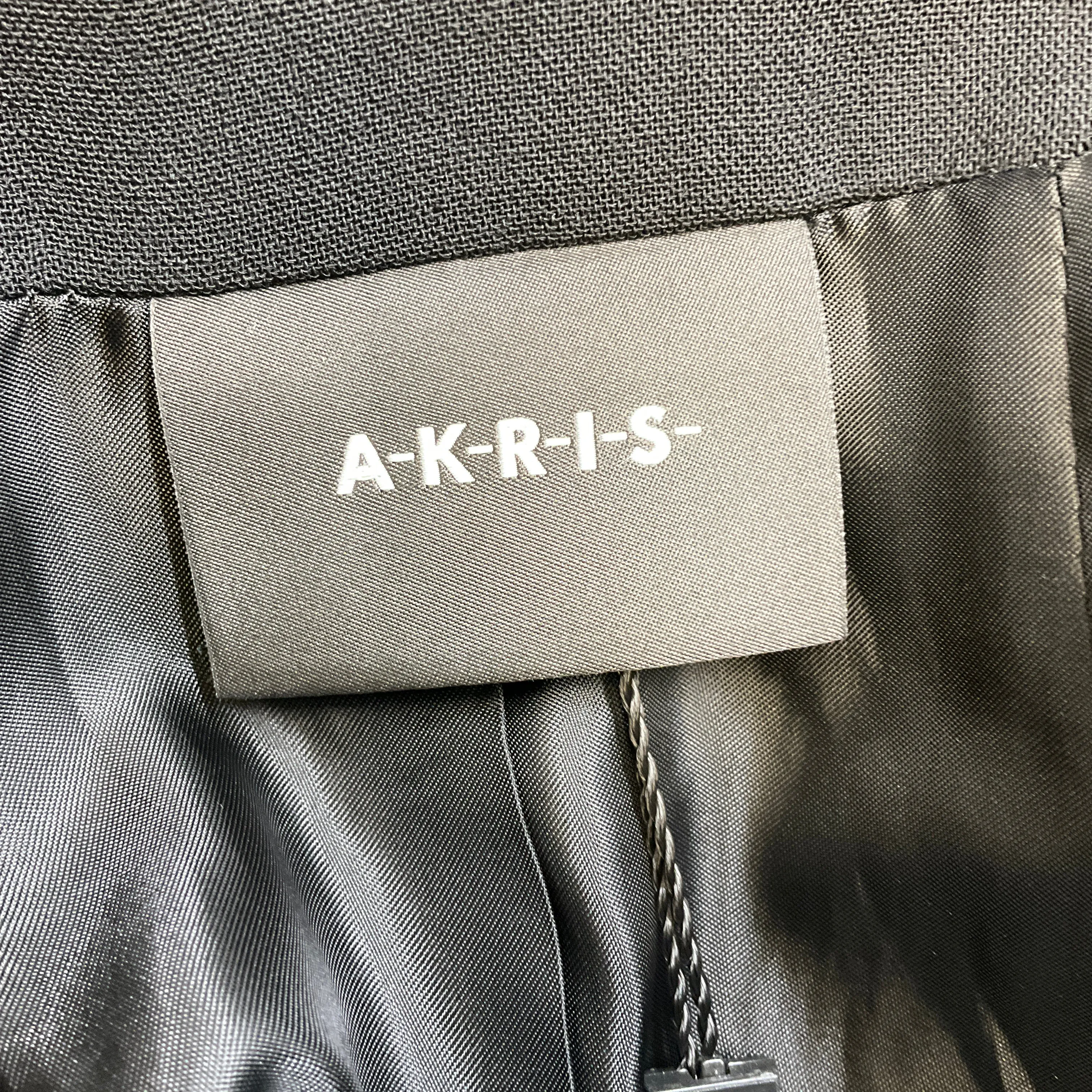 Akris Black / Bronze Metallic Lamb Suede Jacket