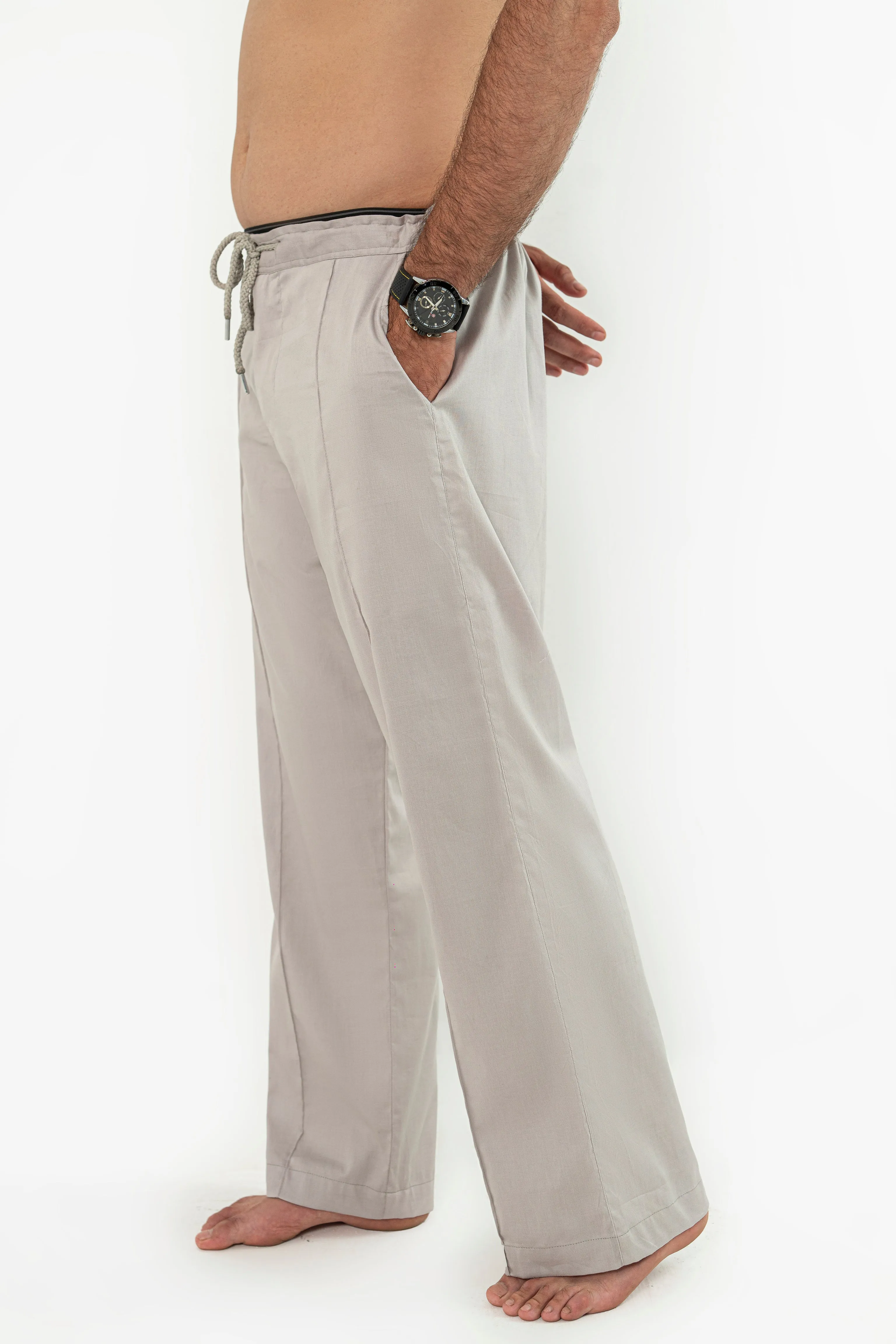 Ash Grey Pintex Pants