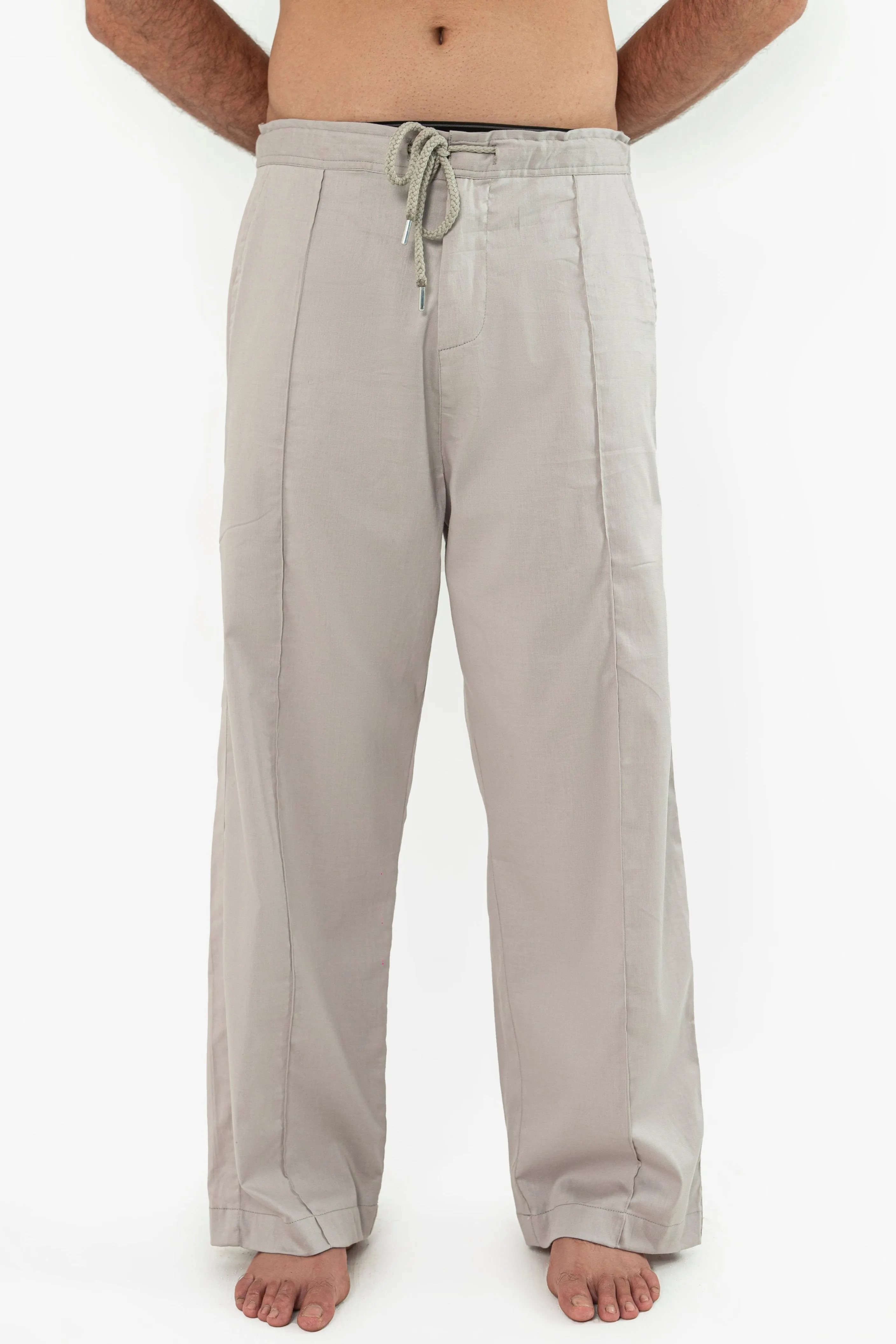 Ash Grey Pintex Pants