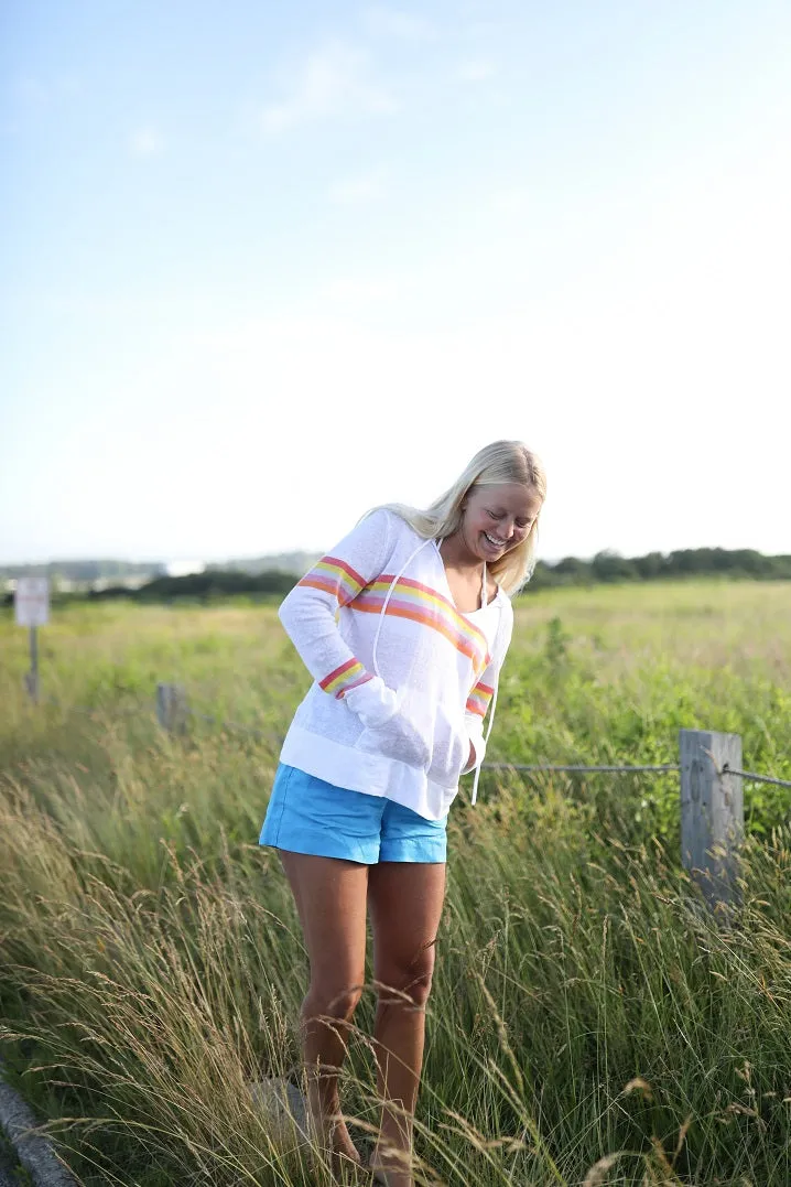 Beach Hoodie - Summer Melody Stripe