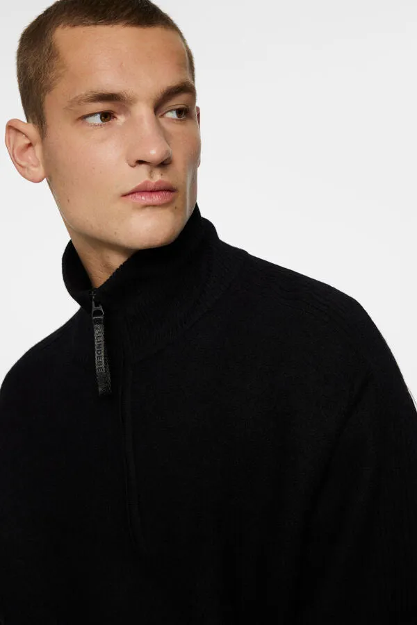 Bon Boiled Wool Quarter Zip