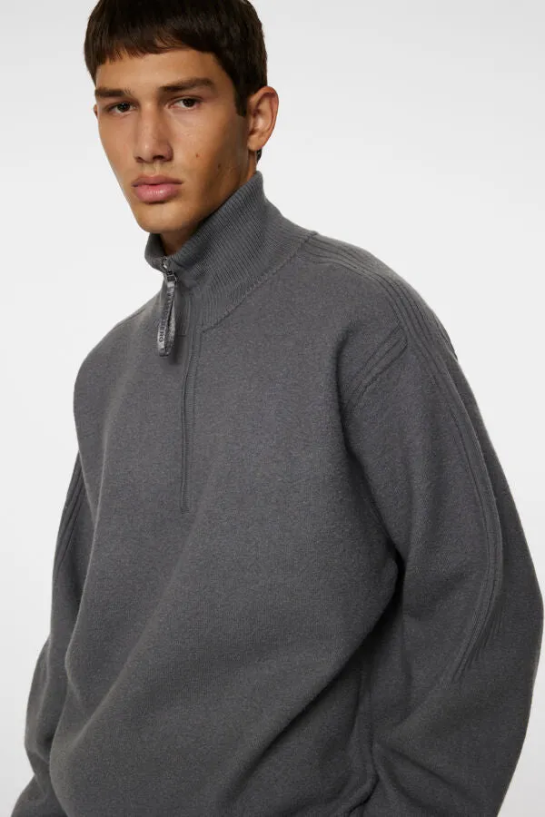 Bon Boiled Wool Quarter Zip