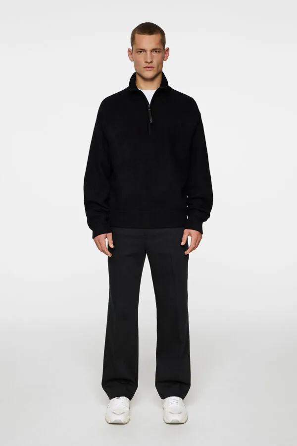 Bon Boiled Wool Quarter Zip