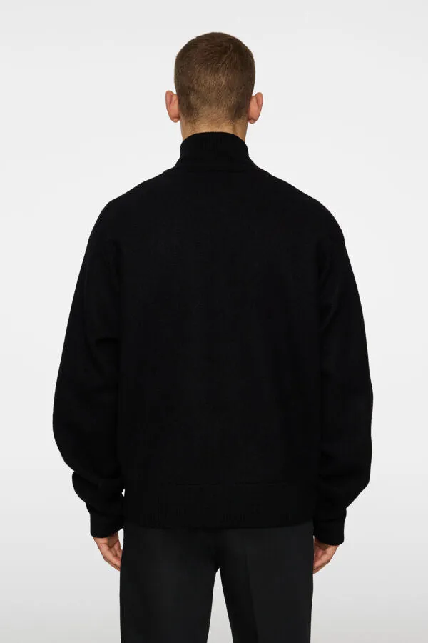 Bon Boiled Wool Quarter Zip