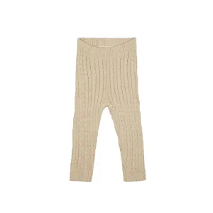 Cable Knit Legging | Taupe