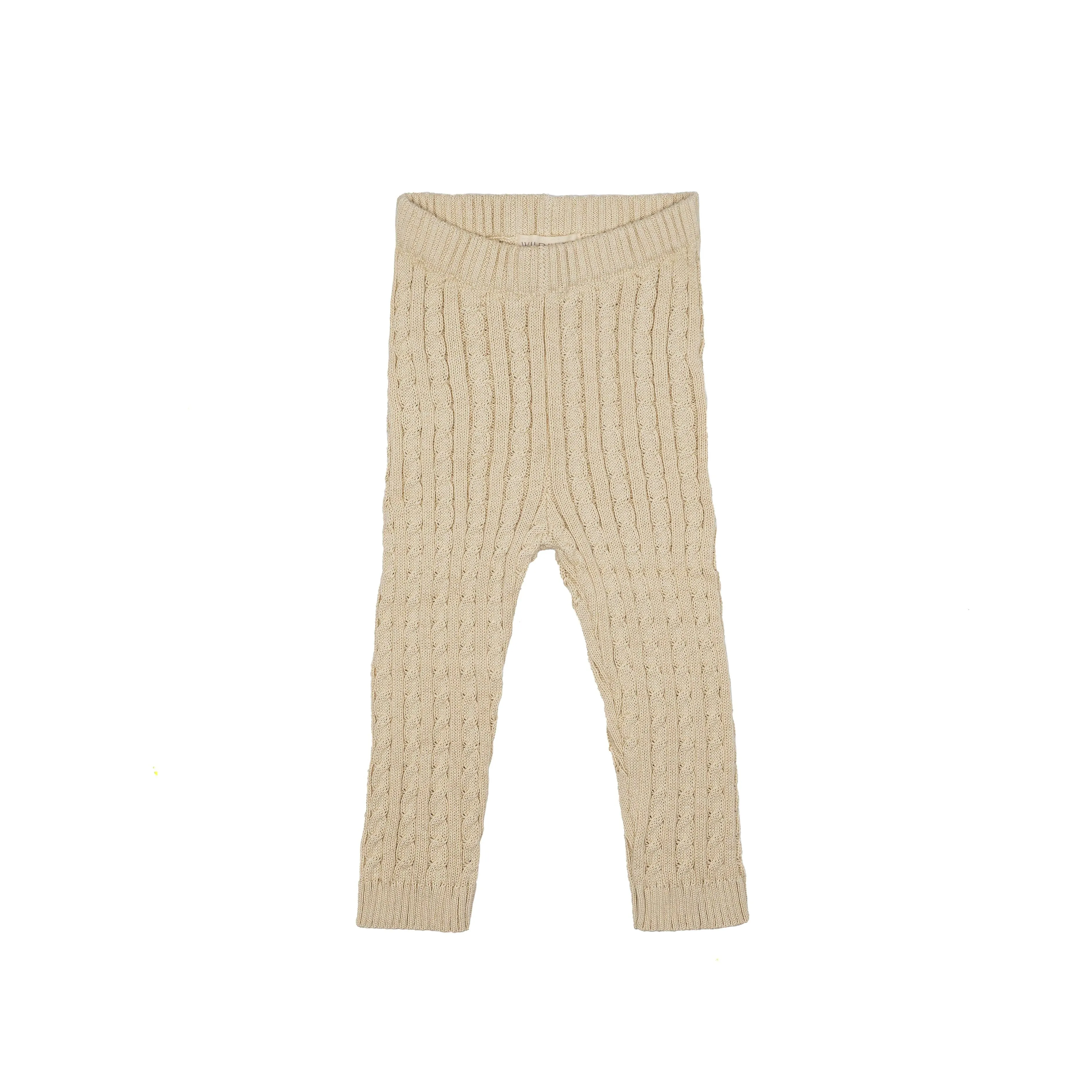 Cable Knit Legging | Taupe