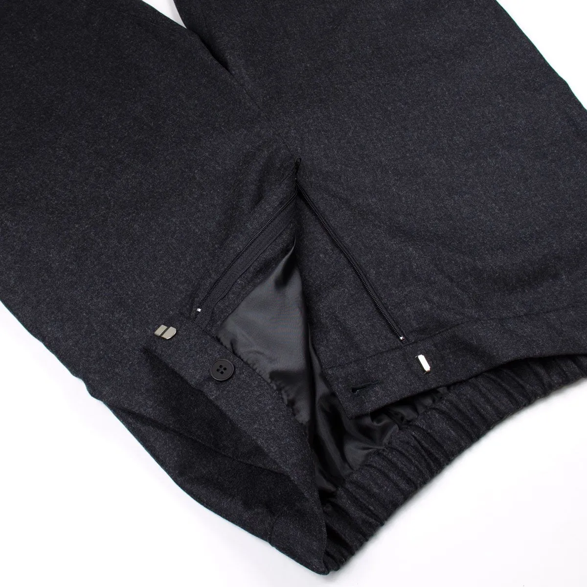 Coltesse - Antares Wool Trousers - Dark Grey