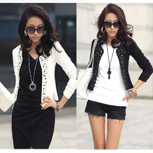 Cozy women clothes Shawl Coat Comfortable leisure slim Wild suit lady jacket