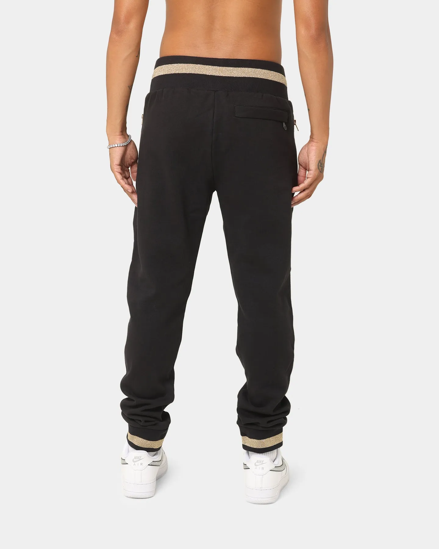 Crooks & Castles Medusa Track Pants Black/Gold