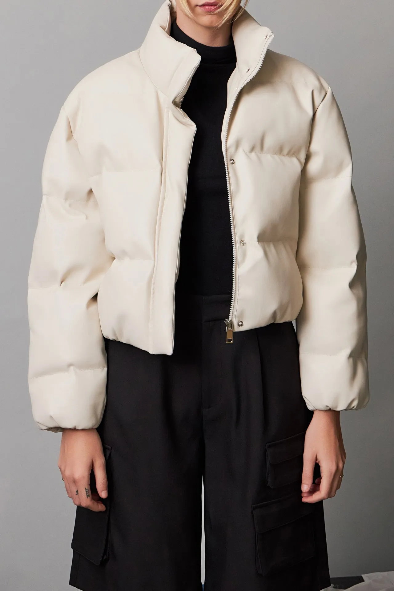 Cropped Puffer Jacket