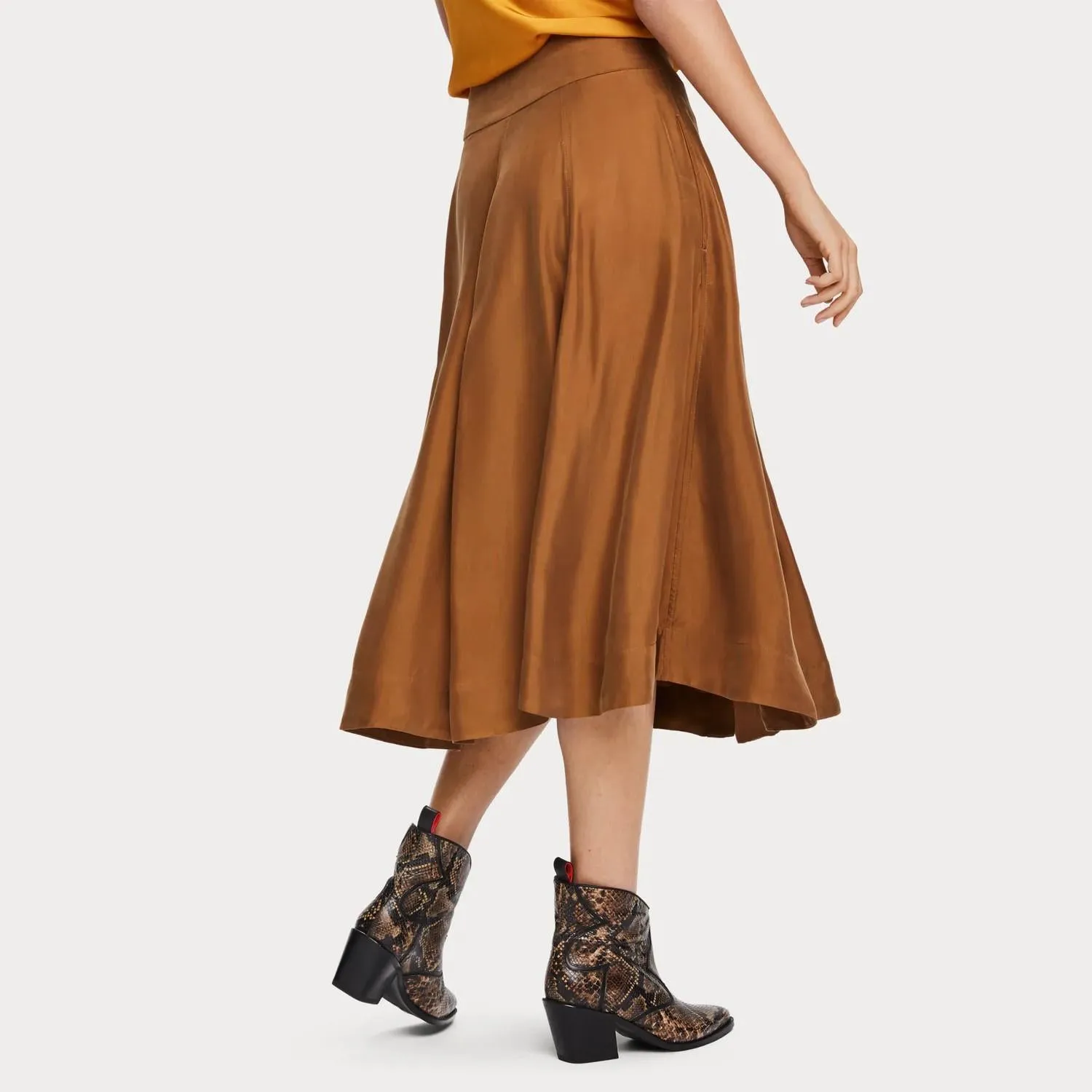 Cupro Blend Skirt