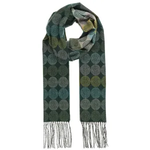 Dotty Circles Scarf - Emerald