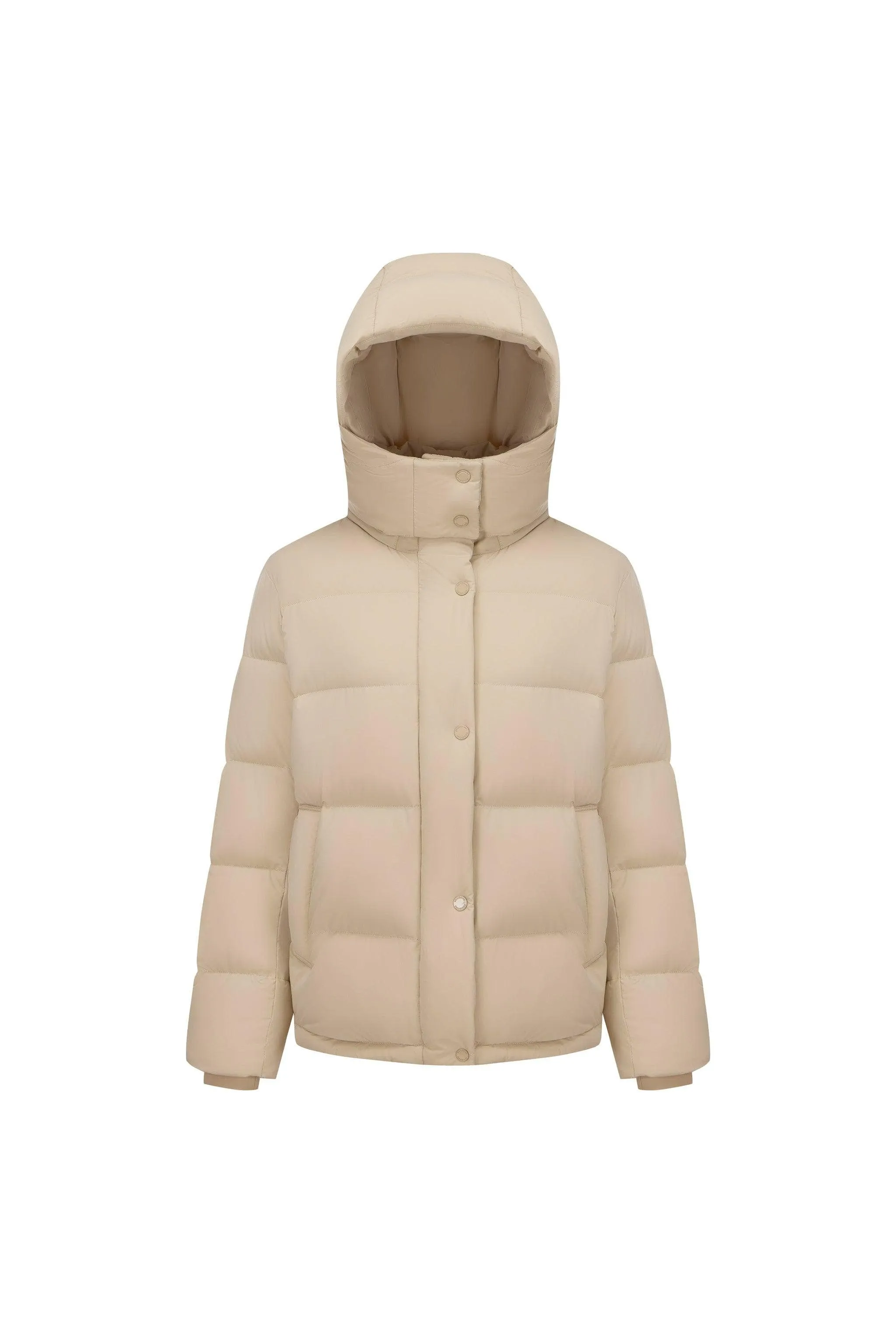 Feel the Cloud women’s down jacket with detachable hood