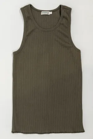 Freenote Cloth Ribbed Tank - Olive