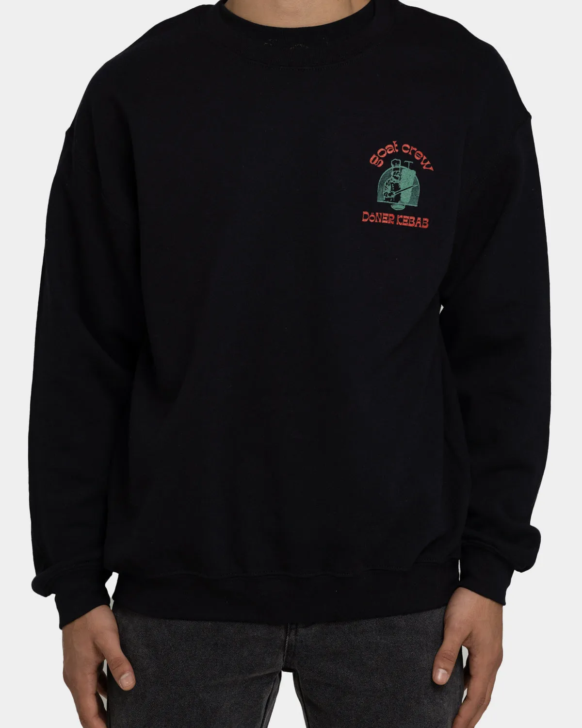 Goat Crew Döner Crewneck Black