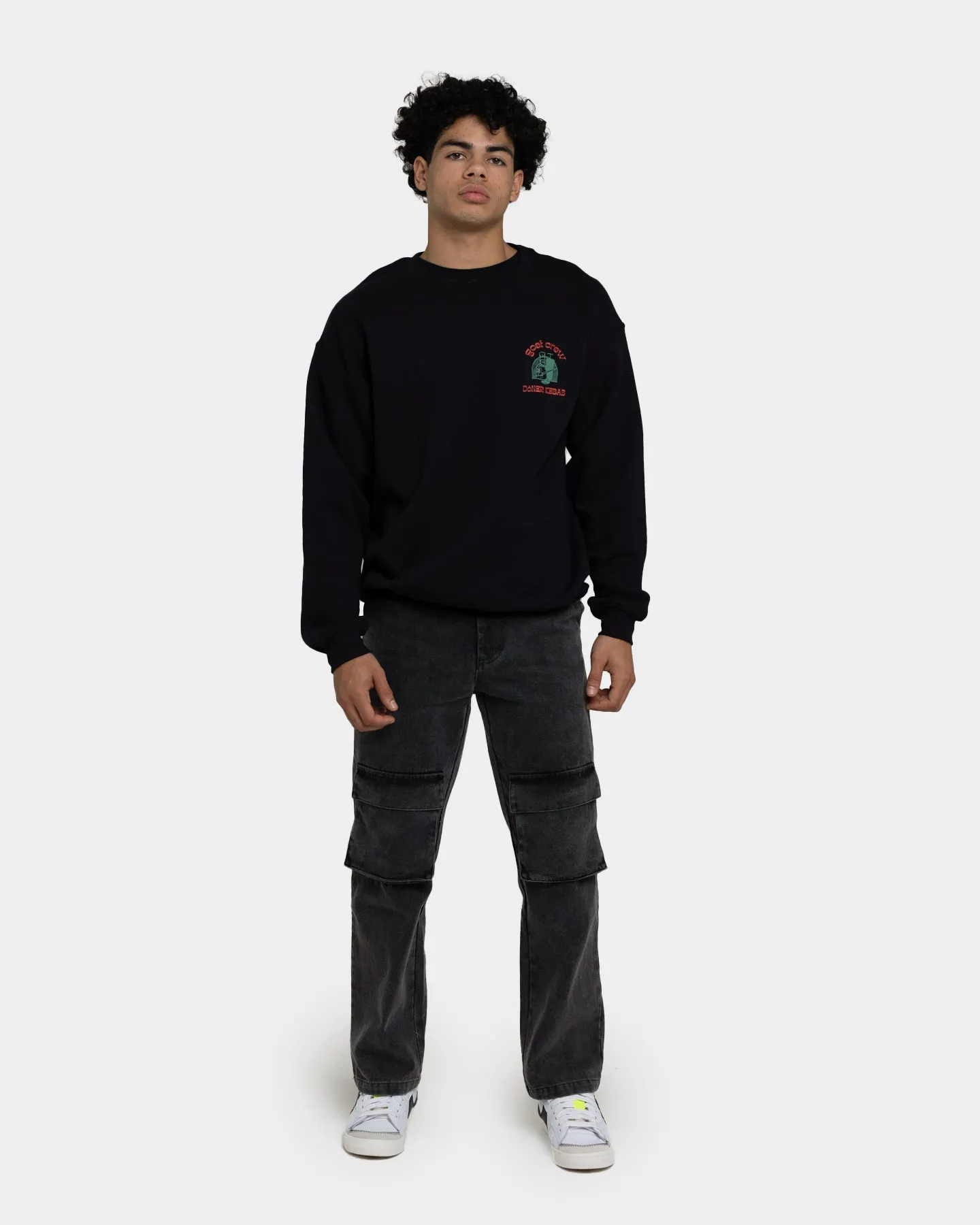 Goat Crew Döner Crewneck Black