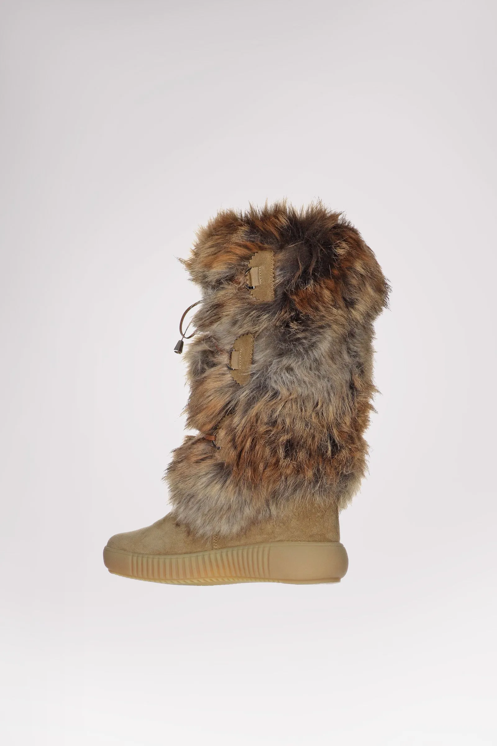 Julieta-Eco Women's Suede and Faux Fur Boot