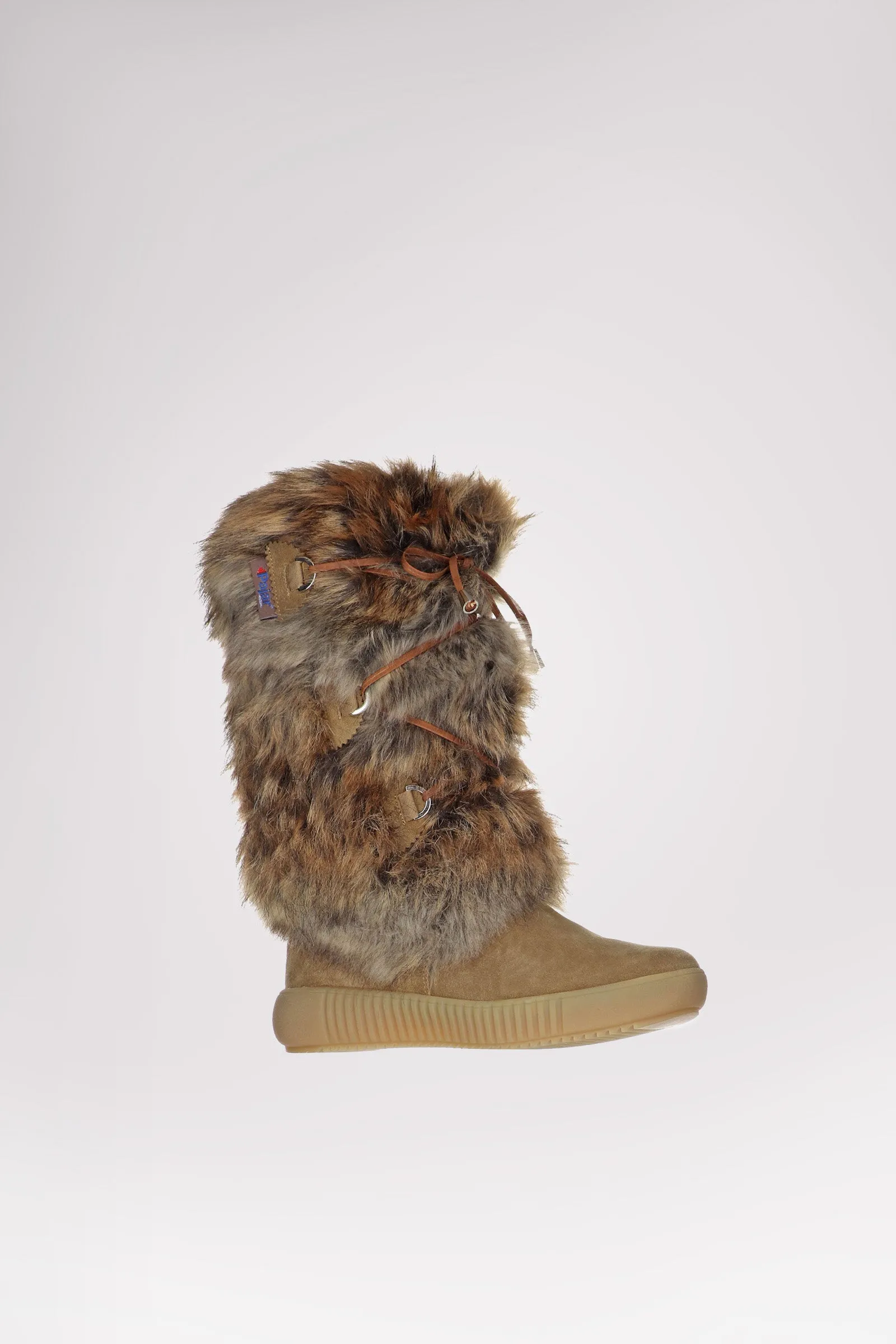 Julieta-Eco Women's Suede and Faux Fur Boot