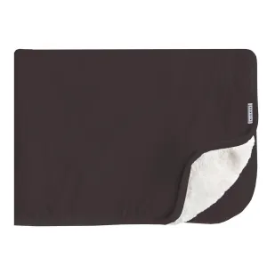 KicKee Pants Solid Midnight Sherpa-Lined Throw Blanket