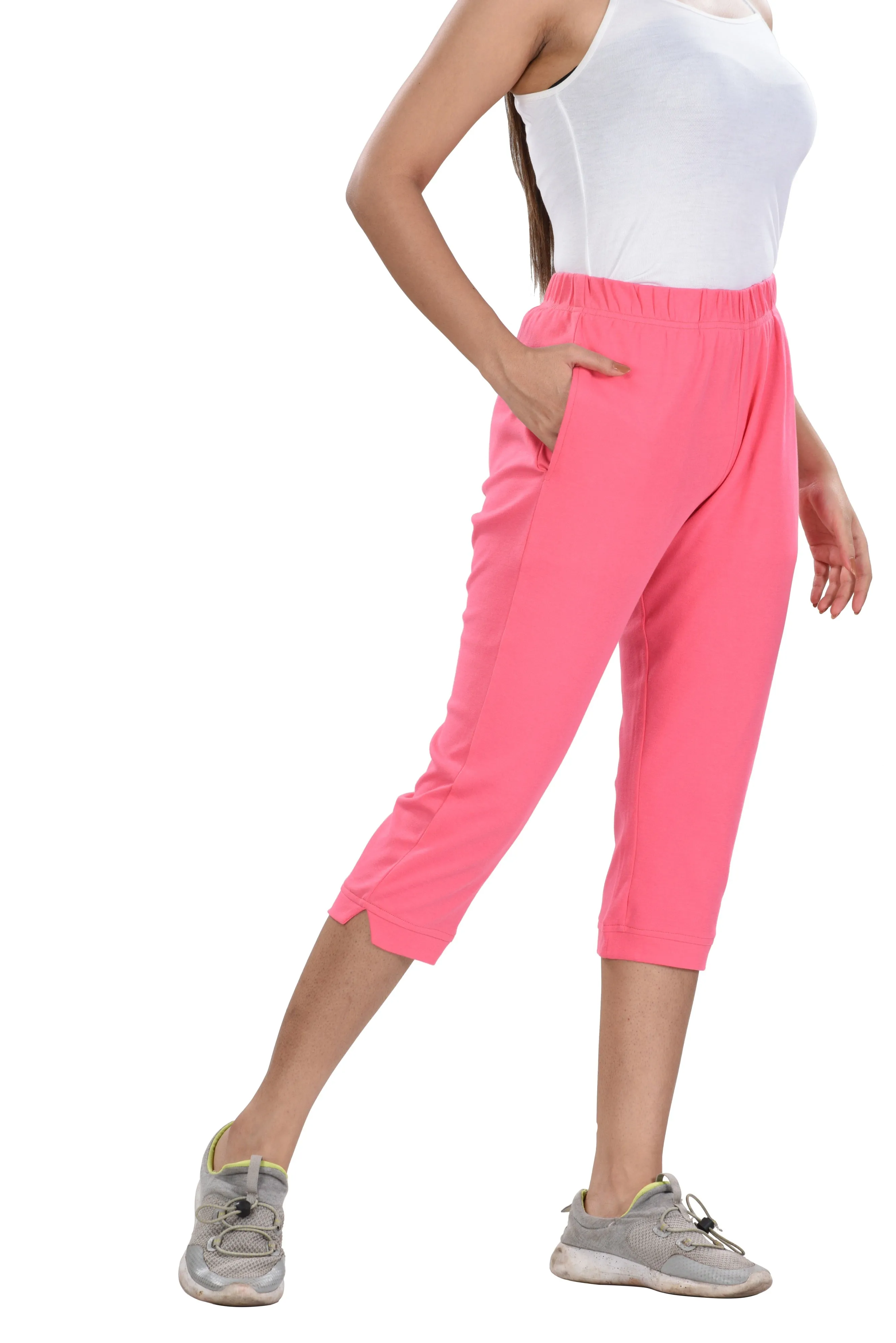 Knit Capri (Soft Pink)