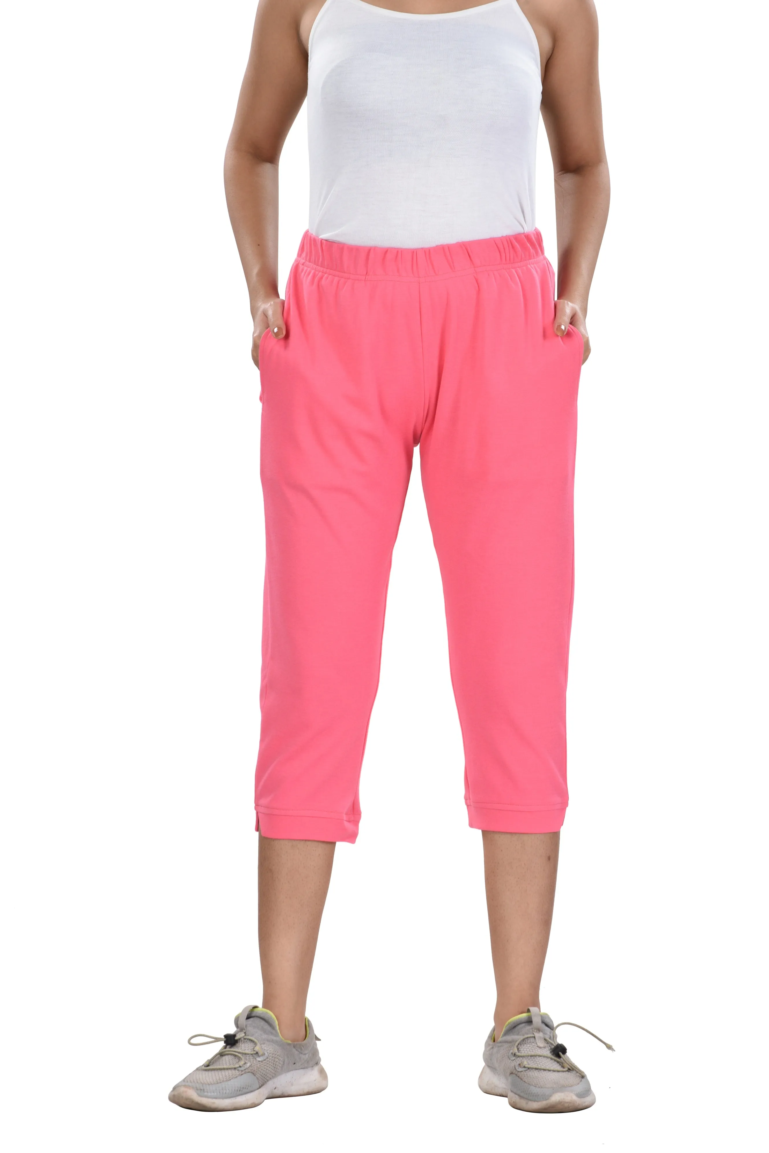 Knit Capri (Soft Pink)