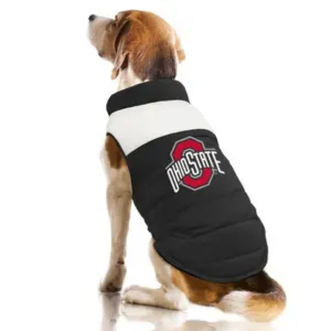 Little Earth Productions NCAA Ohio State Buckeyes Pet Parka Puffer Vest