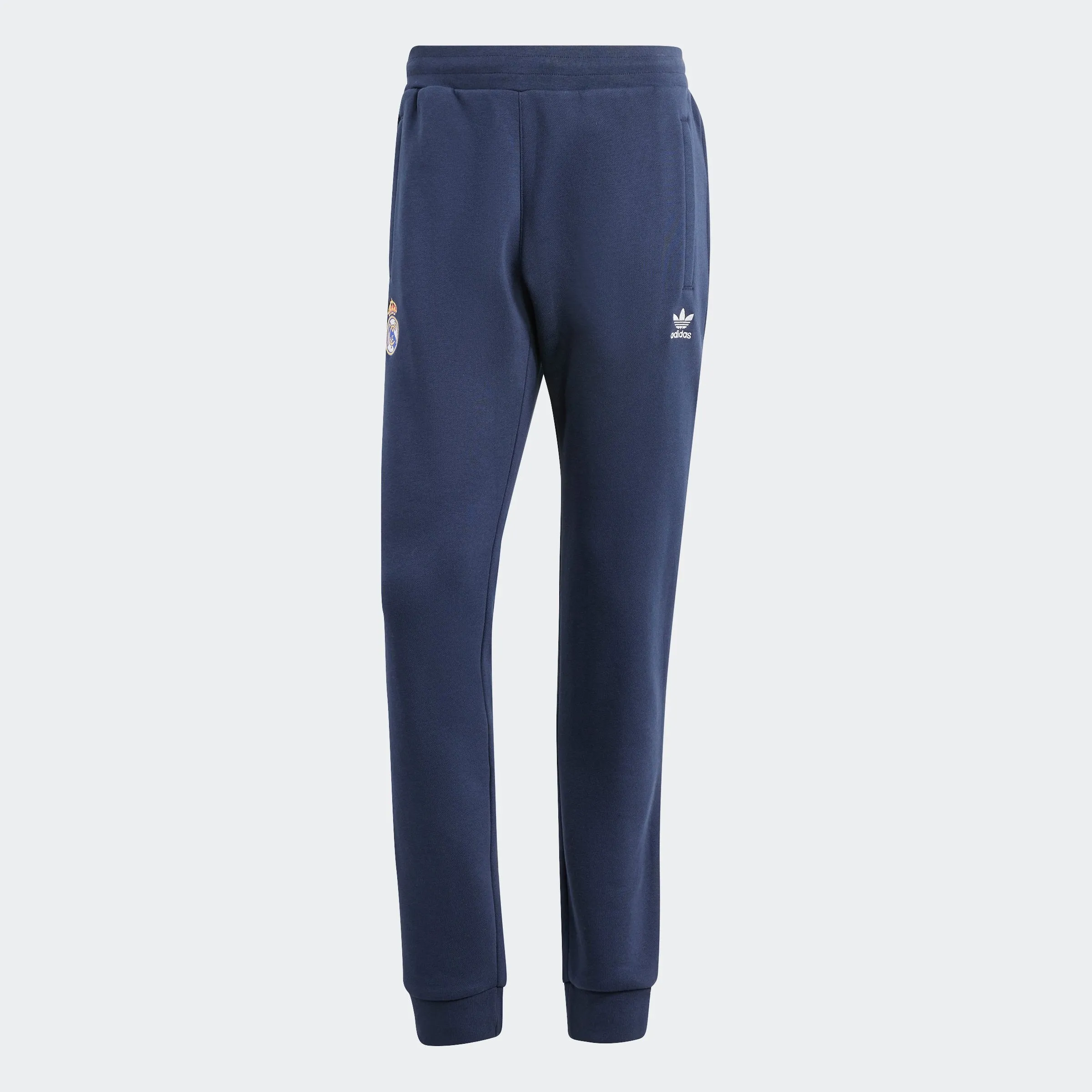 Men's adidas Real Madrid Essentials Trefoil Tracksuit Bottoms