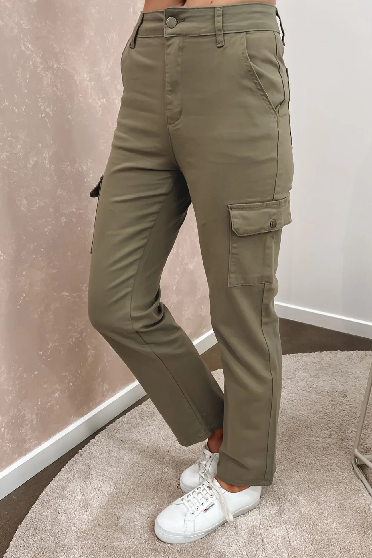 Mylie Cargo Pant Khaki