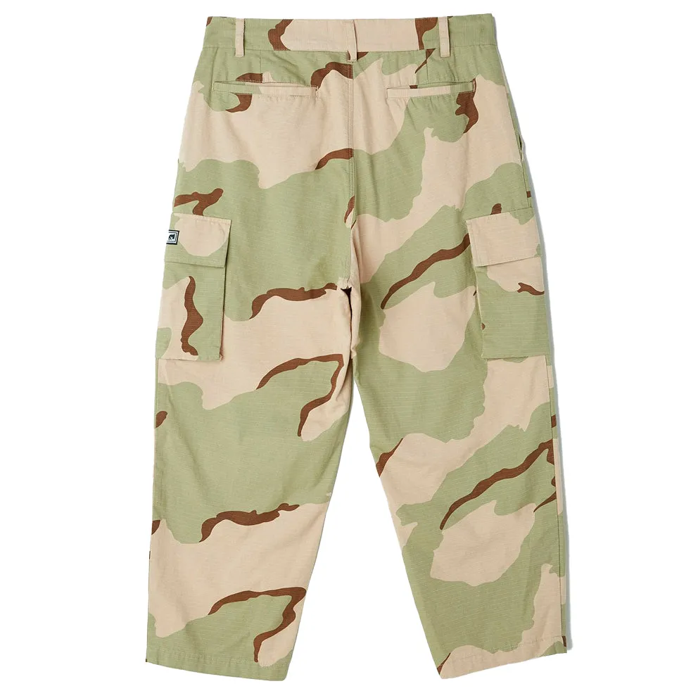 OBEY FUBAR BIG FITS CARGO PANTS // CAMO