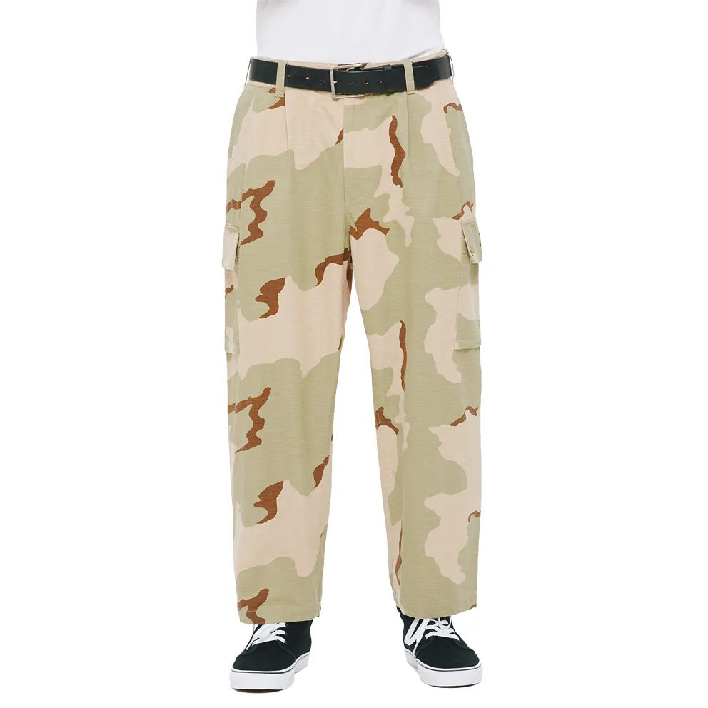 OBEY FUBAR BIG FITS CARGO PANTS // CAMO