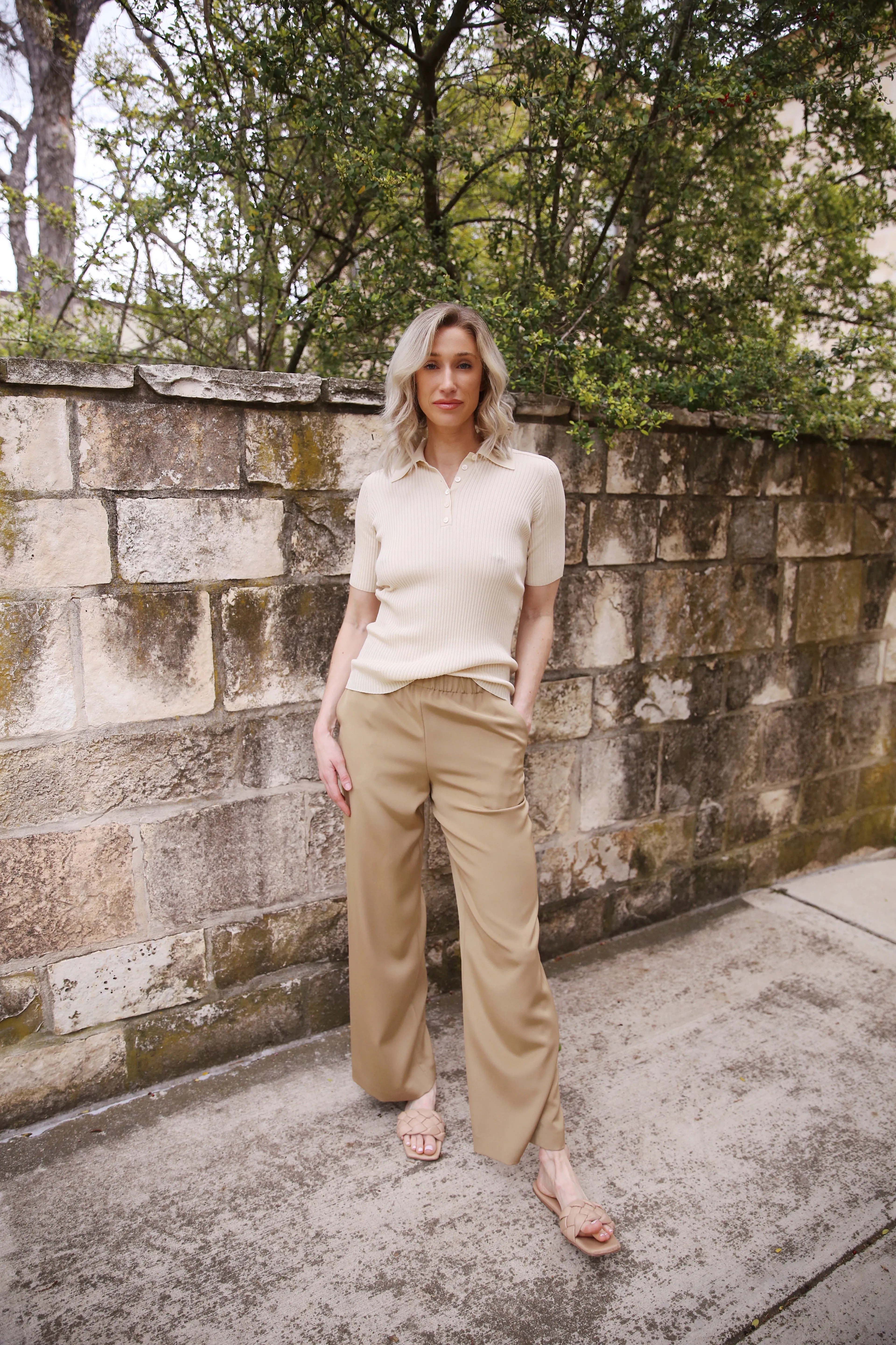 Organic Silk Crepe De Chine Perry Pant