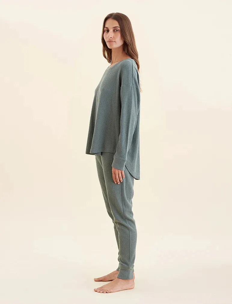 Papinelle - Super Soft Waffle LS Relaxed Top