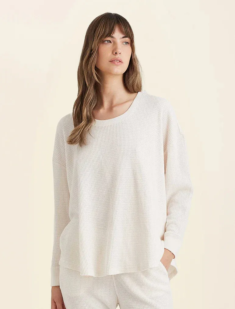 Papinelle - Super Soft Waffle LS Relaxed Top