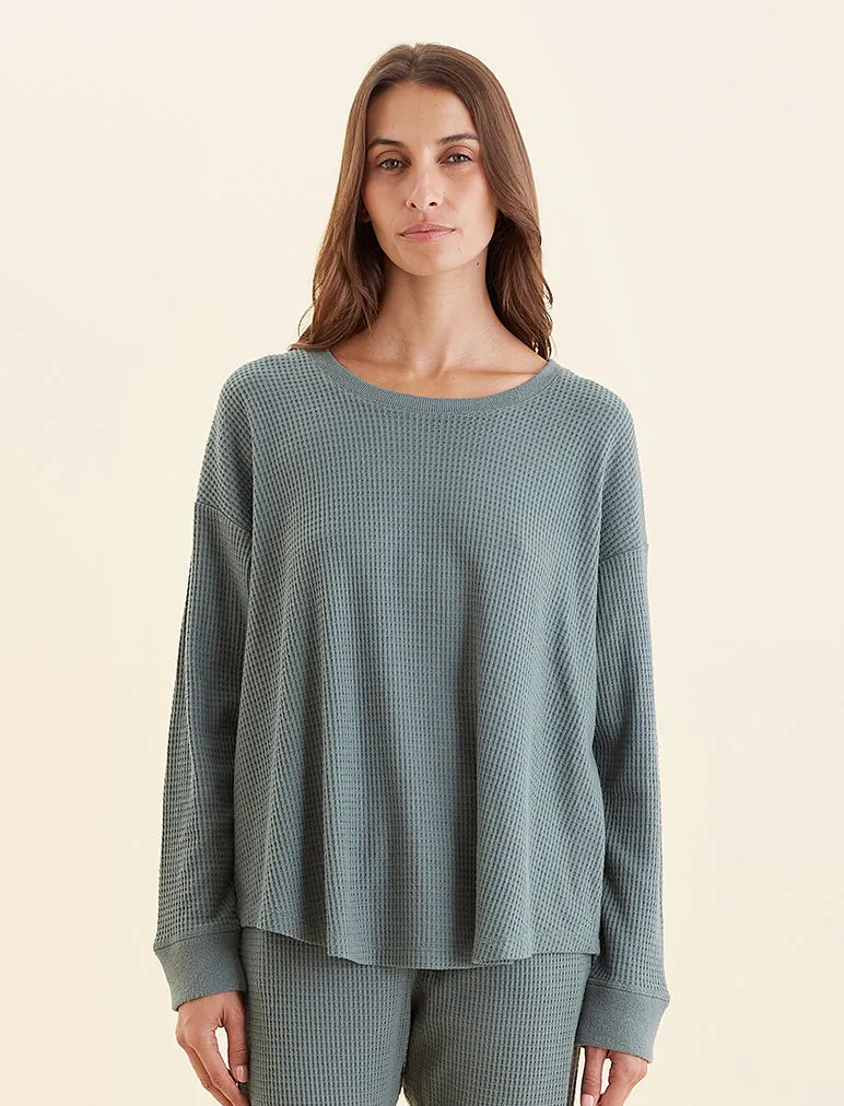 Papinelle - Super Soft Waffle LS Relaxed Top