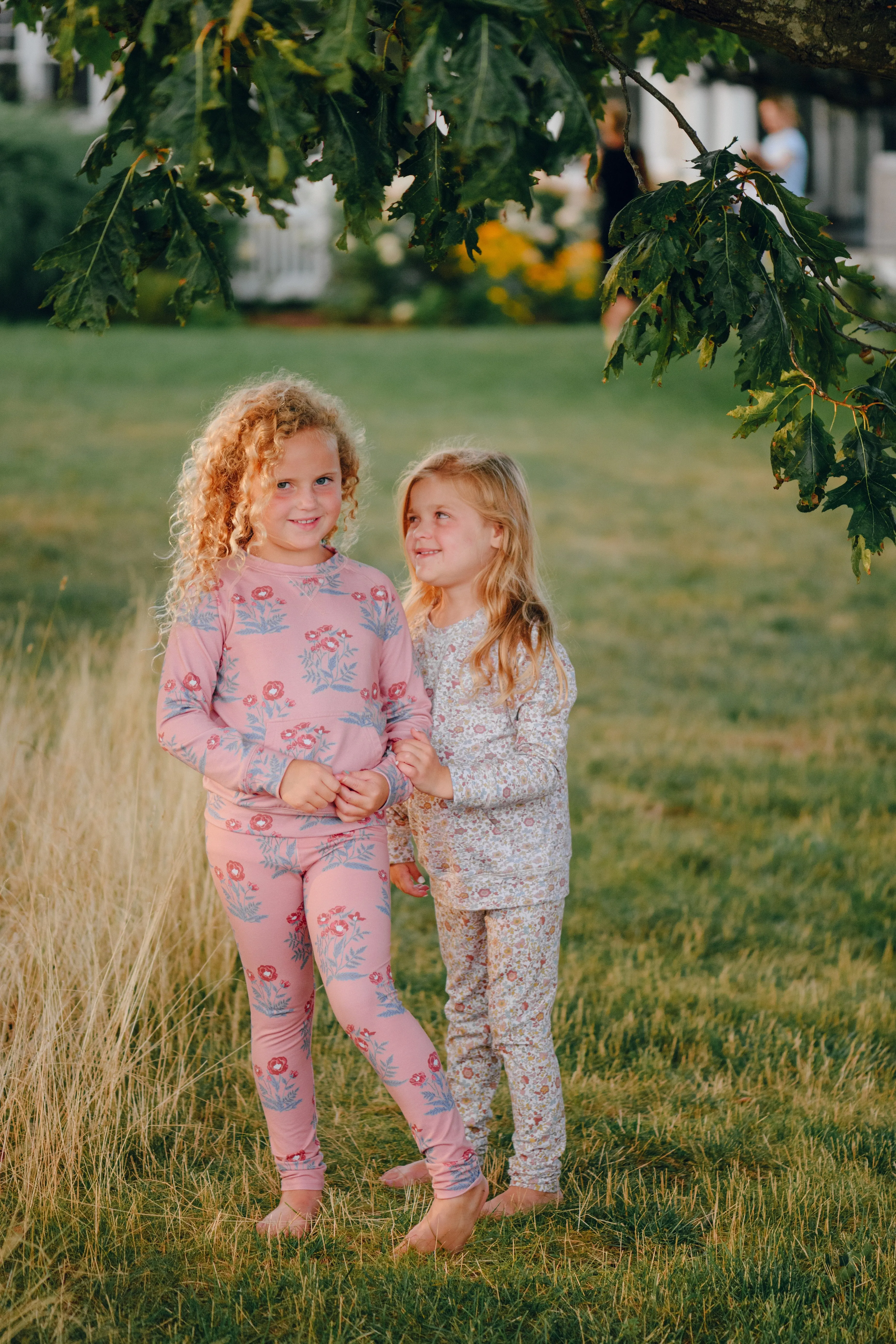 Pink Floral Leggings