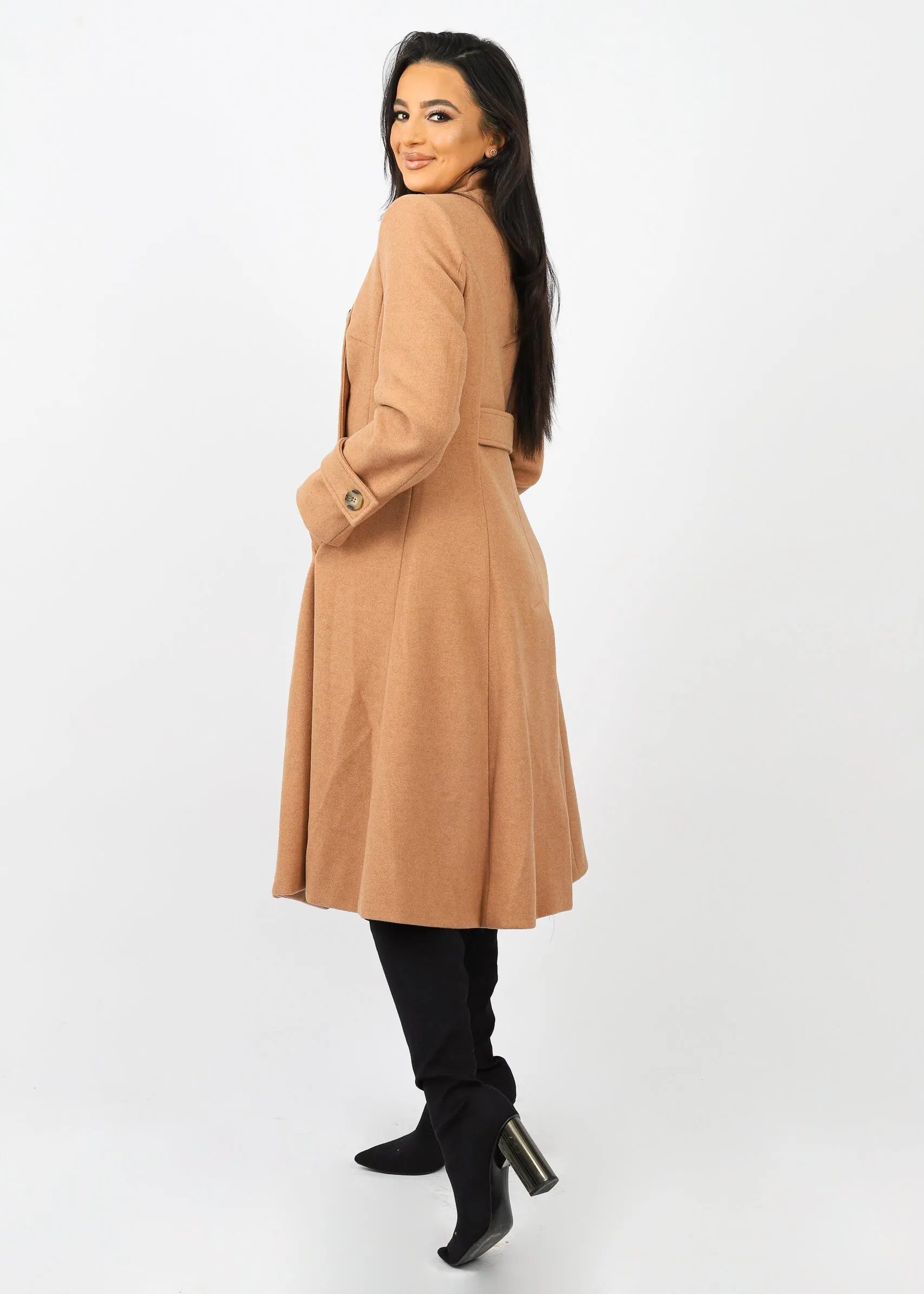 Poppy Button Down Coat