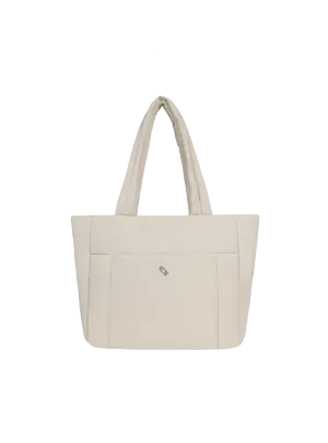 Puffer Shopper (Gloss Macadamia)