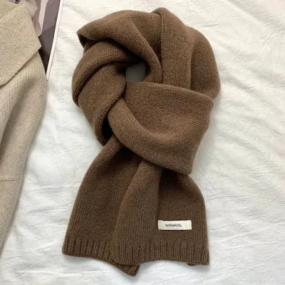 Pure Wool Knitted Scarf