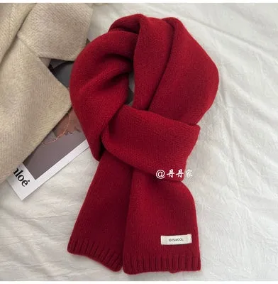 Pure Wool Knitted Scarf