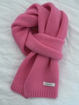 Pure Wool Knitted Scarf