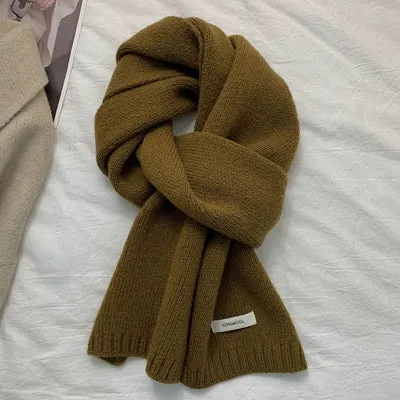 Pure Wool Knitted Scarf