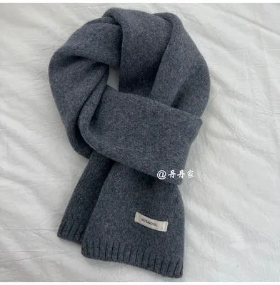 Pure Wool Knitted Scarf