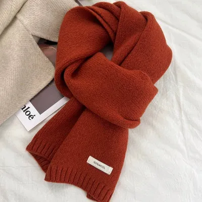 Pure Wool Knitted Scarf