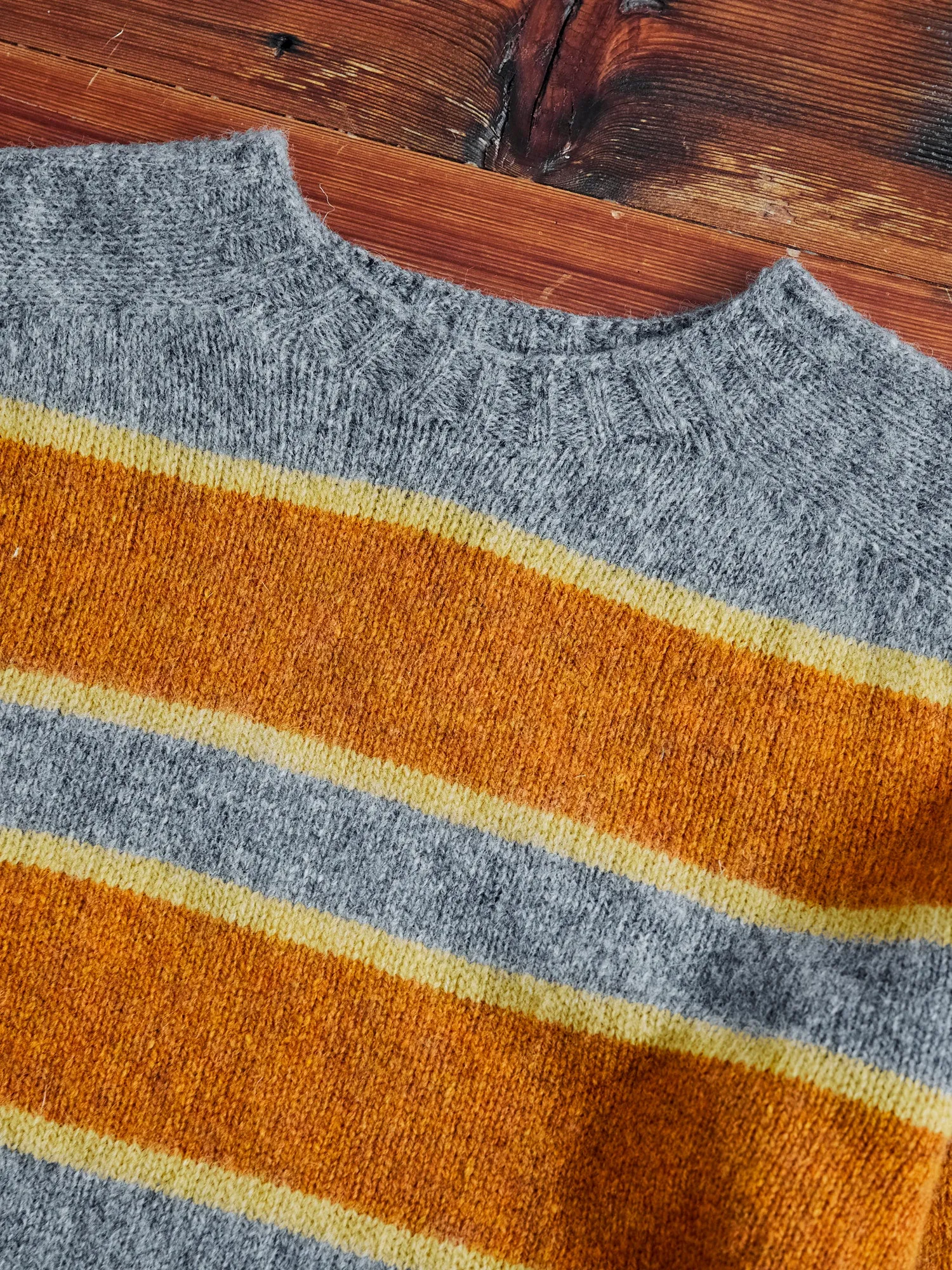 "Absolute Belter" Wool Sweater in Med Grey