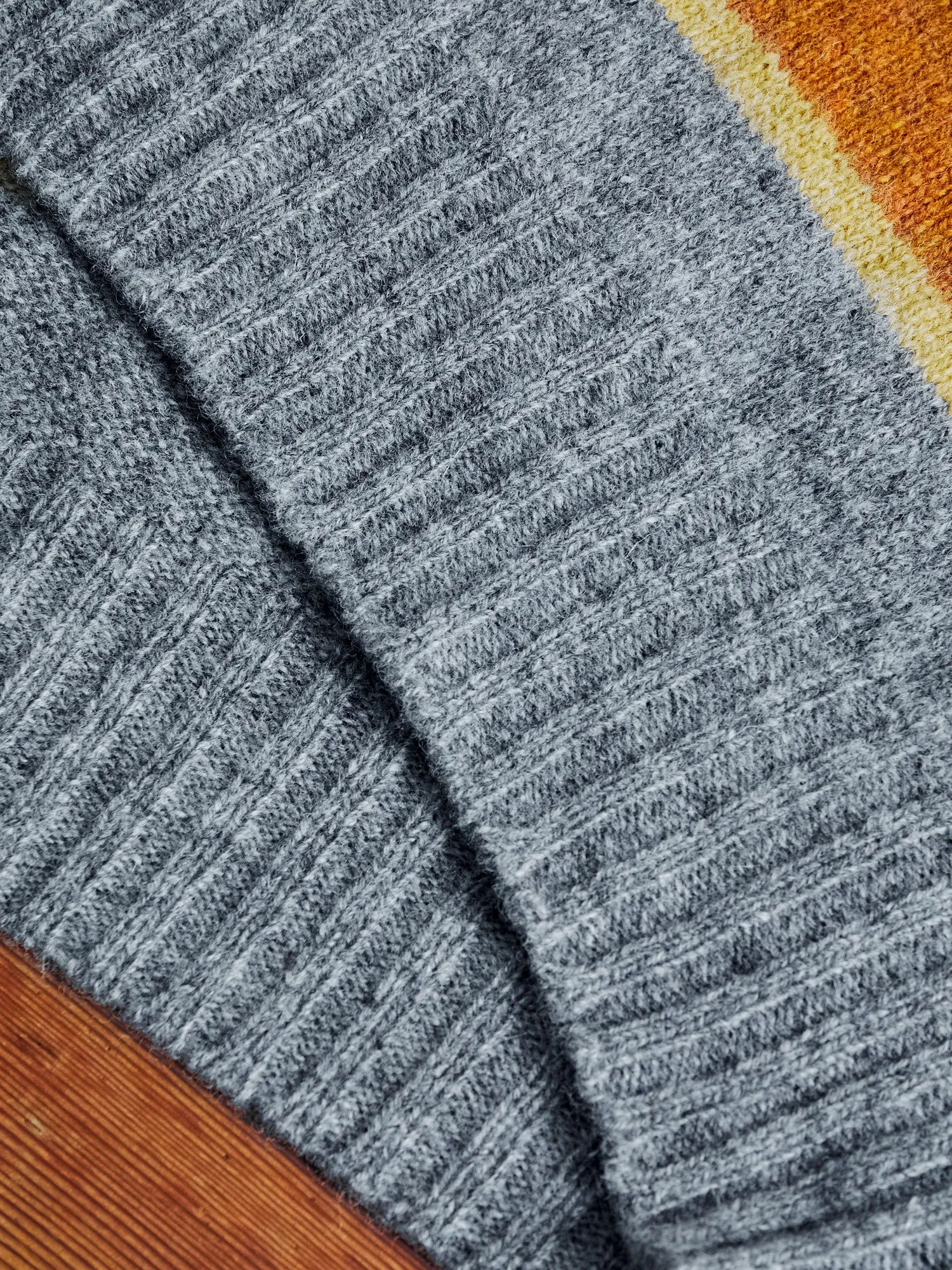 "Absolute Belter" Wool Sweater in Med Grey