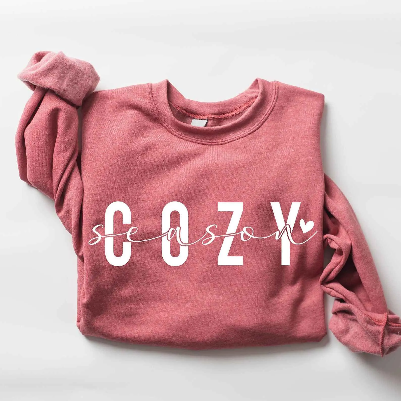 "Cozy Season" Christmas Sweatshirt – Personalized Sweatshirt For Winter Comfort