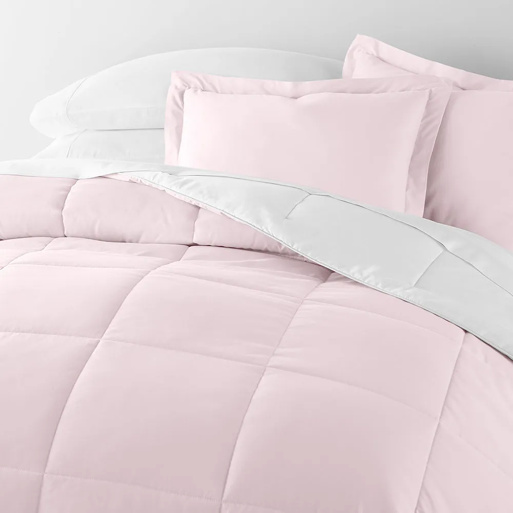 Reversible Down-Alternative Comforter Set - Sale