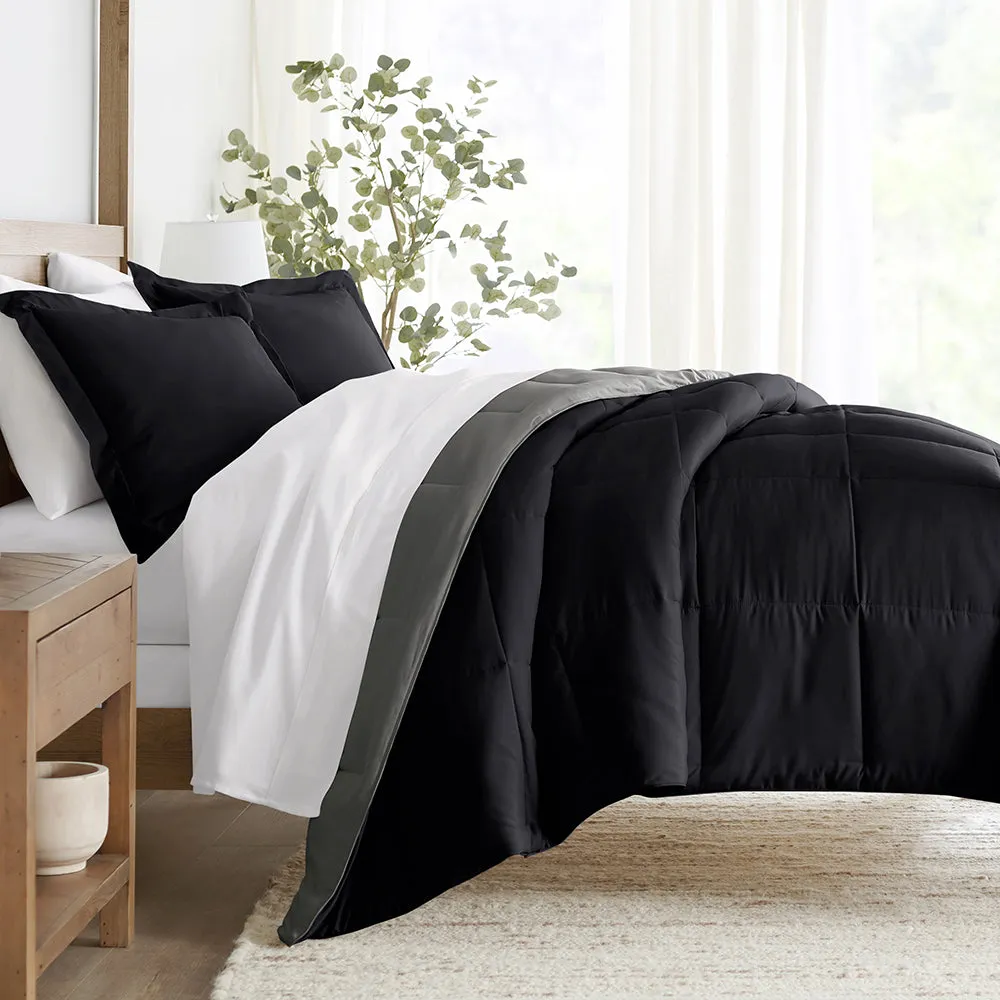 Reversible Down-Alternative Comforter Set - Sale