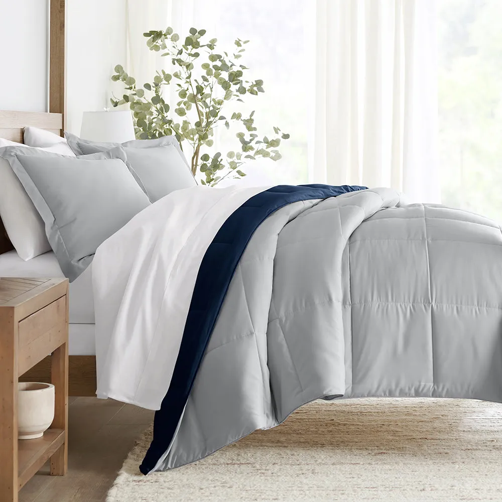 Reversible Down-Alternative Comforter Set - Sale